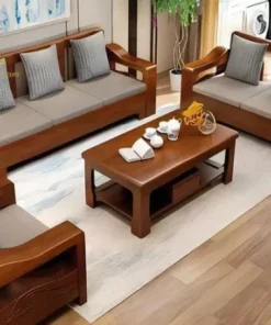 Kursi Tamu Minimalis Jati 3 2 1 Modern Elegan dari Jepara