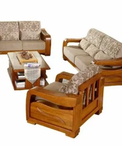 Kursi tamu kayu jati mewah desain elegan ukiran Jepara finishing natural