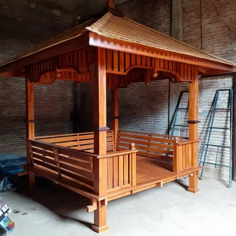 Gazebo Jati Minimalis Jepara