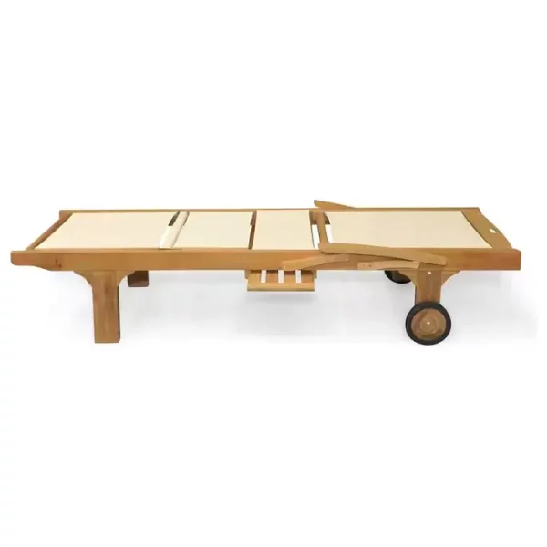 Jual Kursi Santai Kolam Renang Kayu Jati – Outdoor Lounge Minimalis ala Jimbaran - Image 2