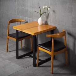 Kursi Cafe Besi Minimalis dengan Dudukan Nyaman