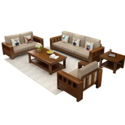 Kursi Kayu Minimalis untuk Ruang Tamu Modern