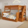 Jual Ranjang Anak Minimalis dari Kayu Desain Modern 2 ranjang anak minimalis dari kayu