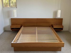 tempat tidur hotel minimalis kayu jati elegan