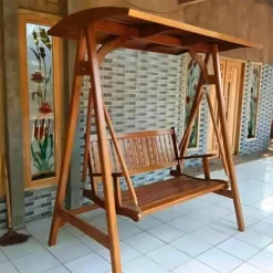 Ayunan kayu jati minimalis harga termurah