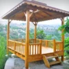 Gazebo kayu jati harga murah terbaru 2025 buatan Jepara