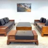 kursi kayu jati minimalis modern elegan untuk ruang tamu