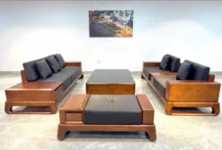 kursi kayu jati minimalis modern elegan untuk ruang tamu