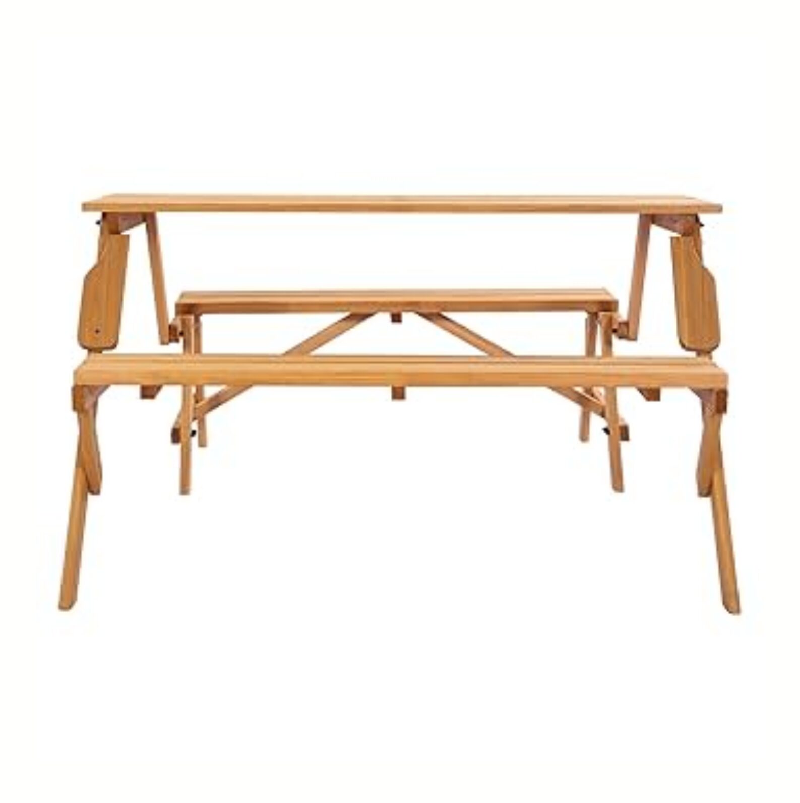 Kursi Meja Lipat Jati Magic untuk Outdoor Multifungsi 3 Kursi Meja Lipat Jati Magic untuk Outdoor Multifungsi