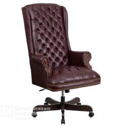 Kursi Rapat Kantor Kulit Mewah Desain Klasik 5 kursi direktur klasik bahan kulit sintetis premium