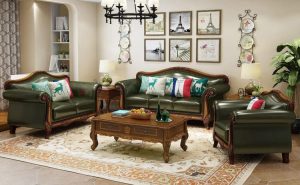 set kursi tamu murah dengan desain mewah dan finishing glossy