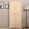 Premium Lemari Kayu Solid Natural Minimalis Kuat dan Tahan Lama untuk Hunian Modern 2 lemari kayu solid natural minimalis dua pintu untuk kamar tidur