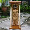 Classic Mimbar Masjid Sederhana Kayu Solid dengan Sentuhan Ukiran Islami Natural 1 mimbar masjid sederhana kayu solid dengan desain minimalis dan ukiran islami natural