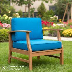 Prestisius Kursi Meja Outdoor Kayu Solid Bernuansa Resort Elegan untuk Taman Teras & Area Santai Eksklusif 6 Untitled design 10 9