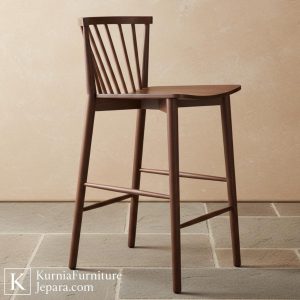 Simple Bangku Cafe Tinggi Solid Wood Bar Stool Desain Clean & Warm untuk Interior Cafe Modern 9 Untitled design 11 17
