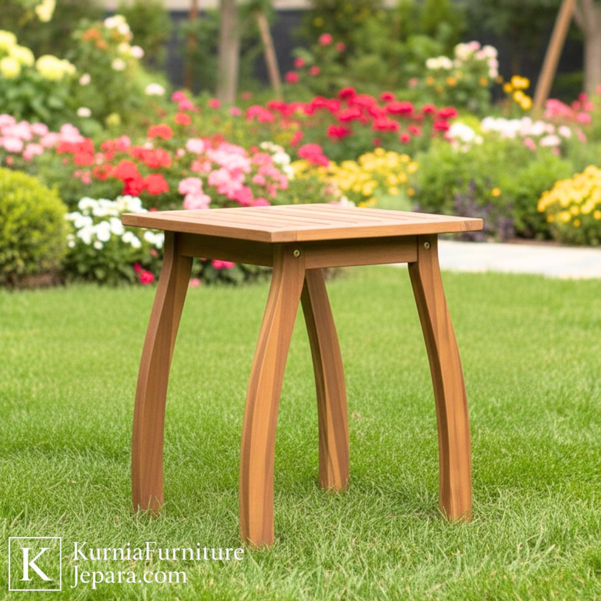 Prestisius Kursi Meja Outdoor Kayu Solid Bernuansa Resort Elegan untuk Taman Teras & Area Santai Eksklusif 5 Prestisius Kursi Meja Outdoor Kayu Solid Bernuansa Resort Elegan untuk Taman Teras & Area Santai Eksklusif - Image 3