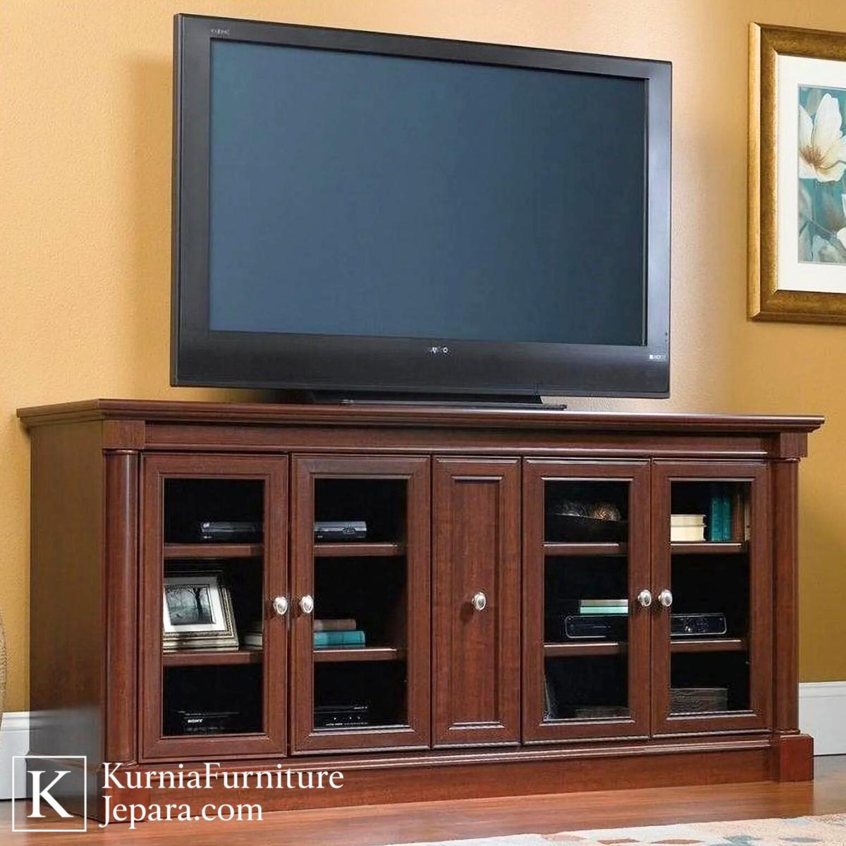 Elegan Bufet TV Kayu Jati Minimalis Desain Klasik Modern 7 Elegan Bufet TV Kayu Jati Minimalis Desain Klasik Modern - Image 5