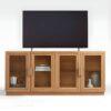 Eksklusif Bufet TV Kayu Jati Minimalis Desain Modern Elegan 1 Bufet tv kayu jati minimalis desain modern dengan rak penyimpanan elegan