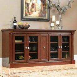Elegan Bufet TV Kayu Jati Minimalis Desain Klasik Modern 8 Untitled design 8 1