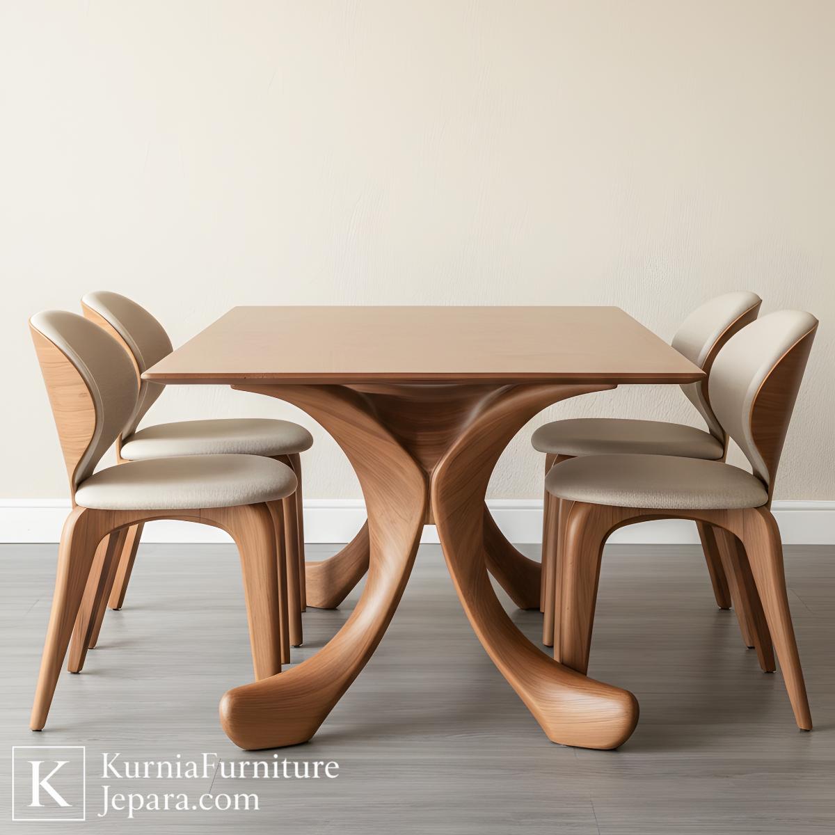 Artisan Touch Bangku Kayu untuk Cafe Modern Desain Organik Elegan, Nyaman & Berkelas untuk Ruang Usaha Premium 3 bangku kayu untuk cafe modern dengan desain ergonomis