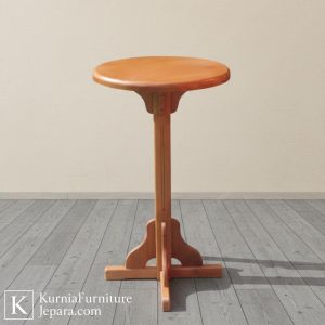 Signature Bangku Cafe Tinggi Kayu Solid Kursi Bar Minimalis Elegan untuk Cafe & Coffee Shop Modern 7 bangku 1