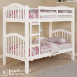 dipan tingkat jati minimalis kokoh untuk kamar anak dan keluarga