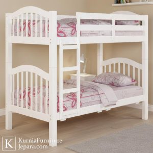 dipan tingkat jati minimalis kokoh untuk kamar anak dan keluarga