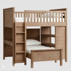 Ultimate Space Dipan Tingkat Jati Multifungsi Kokoh untuk Kamar Anak & Remaja Modern 7 dipan tingkat 3 1