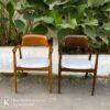 Kursi kayu cafe sederhana dengan desain minimalis berbahan kayu solid, cocok untuk interior cafe modern.