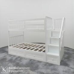 Super Tangguh! Dipan Kayu 2 Tingkat Premium – Kokoh, Aman, dan Solusi Hemat Ruang Keluarga 7 dipan kayu 2 tingkat bahan kayu solid tahan lama