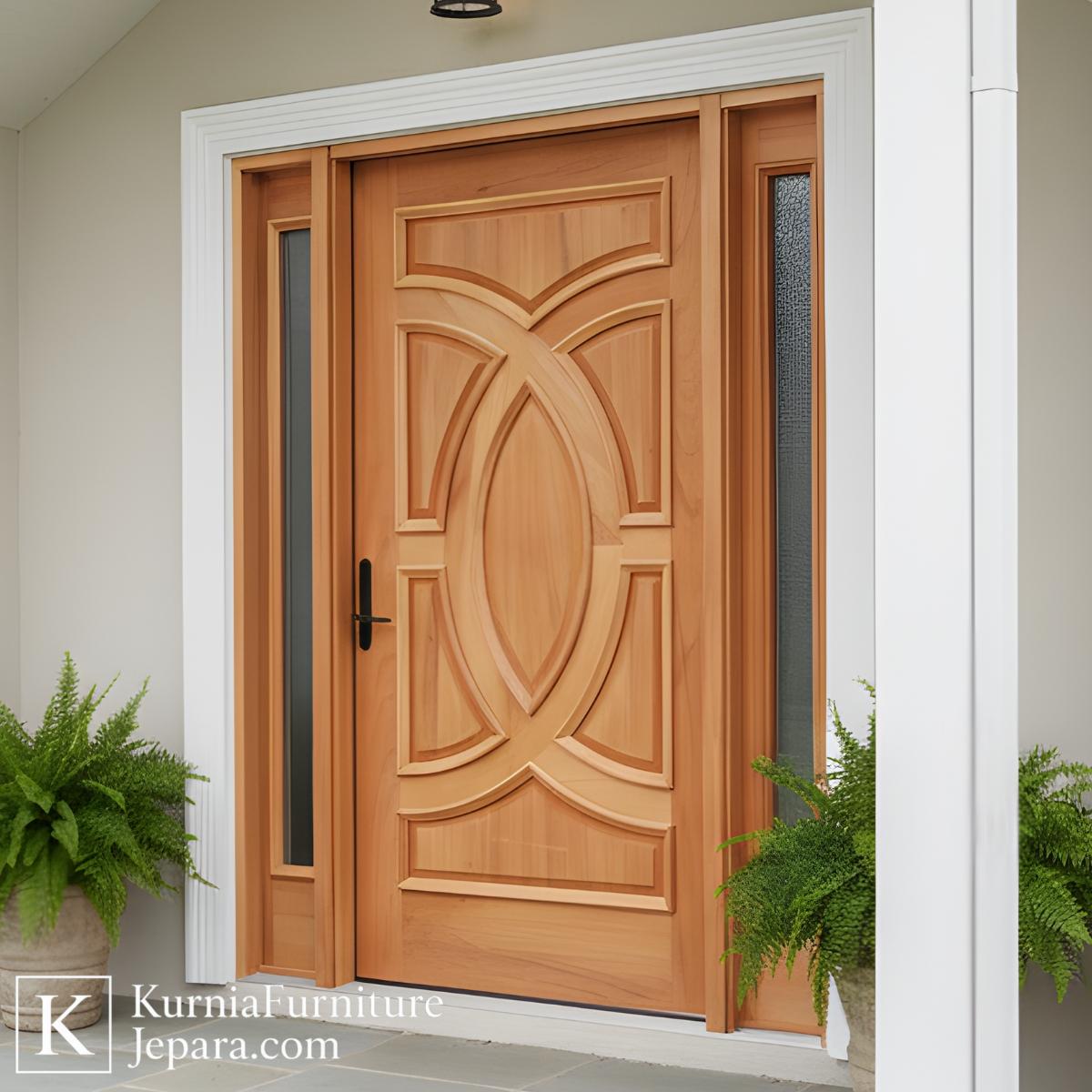 Grand Elegance Kusen Pintu Kayu Jati Jepara Ukiran Elegan untuk Rumah Mewah & Berkelas 3 Grand Elegance Kusen Pintu Kayu Jati Jepara Ukiran Elegan untuk Rumah Mewah & Berkelas - Image 2