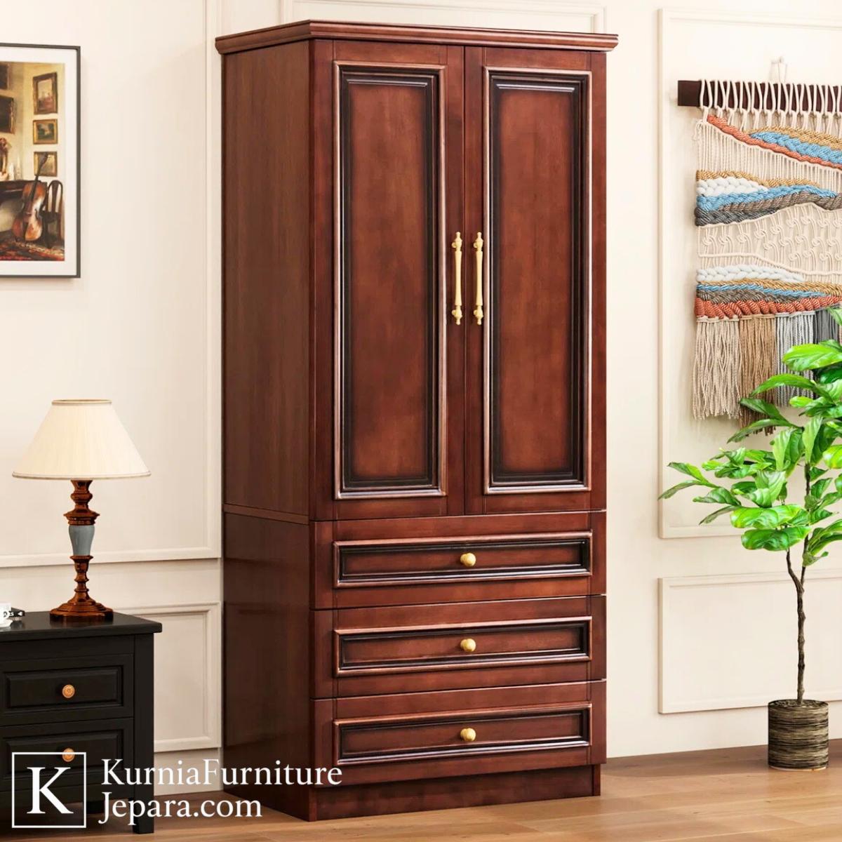 Elegan Lemari Baju Kayu Minimalis dengan Sentuhan Klasik Modern yang Timeless 4 Elegan Lemari Baju Kayu Minimalis dengan Sentuhan Klasik Modern yang Timeless - Image 2