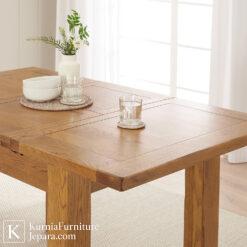 meja makan kayu solid 2