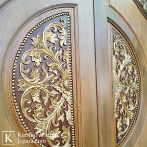 Naturalistik Pintu Kusen Jati Ukir Elegan dengan Sentuhan Alami Berkelas 8 natural kusen jati 2