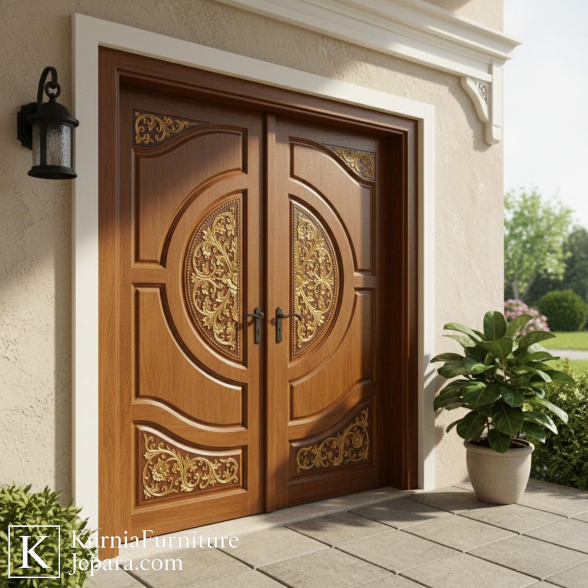 Naturalistik Pintu Kusen Jati Ukir Elegan dengan Sentuhan Alami Berkelas 4 Naturalistik Pintu Kusen Jati Ukir Elegan dengan Sentuhan Alami Berkelas - Image 2