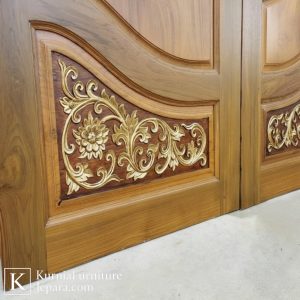 Naturalistik Pintu Kusen Jati Ukir Elegan dengan Sentuhan Alami Berkelas 9 natural kusen jati 5