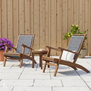 Heritage Kursi Meja Outdoor Kayu Anyaman Klasik Modern 9 outdoor 1 8