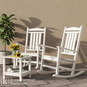 Harmoni Kursi Meja Outdoor Kayu Putih untuk Teras, Balkon & Taman 9 outdoor 2 2