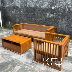 Kursi ruang tamu minimalis modern desain elegan