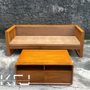 Kursi tamu kayu jati minimalis modern Jepara