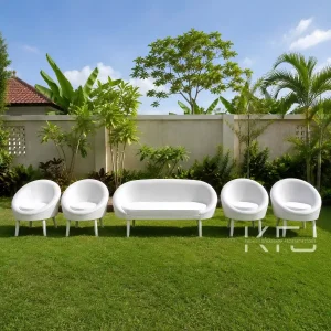 HOME 17 Kursi Pelaminan Dekorasi Modern Warna Putih untuk acara pernikahan dan dekorasi pengantin