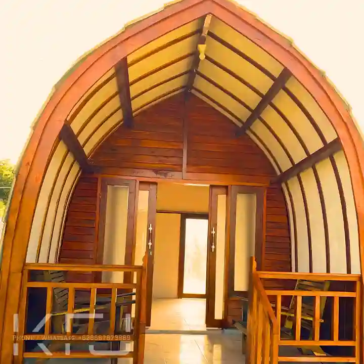 Rumah Lumbung Kayu Jati Minimalis Modern 6 Rumah Lumbung Mewah untuk Wisata dan Glamping